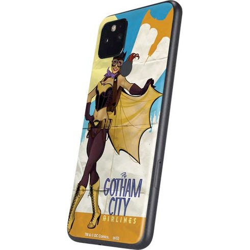 DC Comics Bombshells Batgirl- Fly Gotham City Airlines Google Pixel 5 Skin